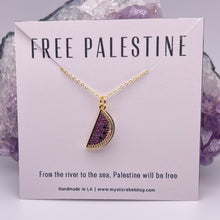 Load image into Gallery viewer, FREE PALESTINE | NECKLACE