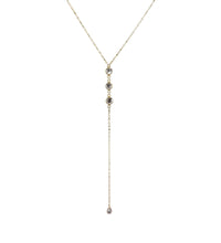 Load image into Gallery viewer, ROSE QUARTZ | LARIAT NECKLACE