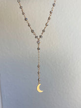 Load image into Gallery viewer, LABRADORITE ROSARY | CHOKER NECKLACE