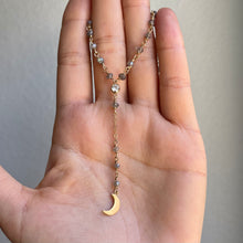 Load image into Gallery viewer, LABRADORITE ROSARY | CHOKER NECKLACE