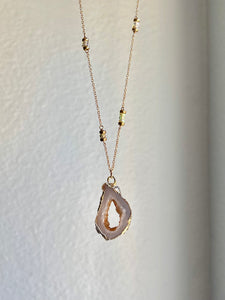 GEODE + OPAL | NECKLACE