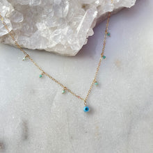 Load image into Gallery viewer, EVIL EYE MOTHER OF PEARL | NECKLACE