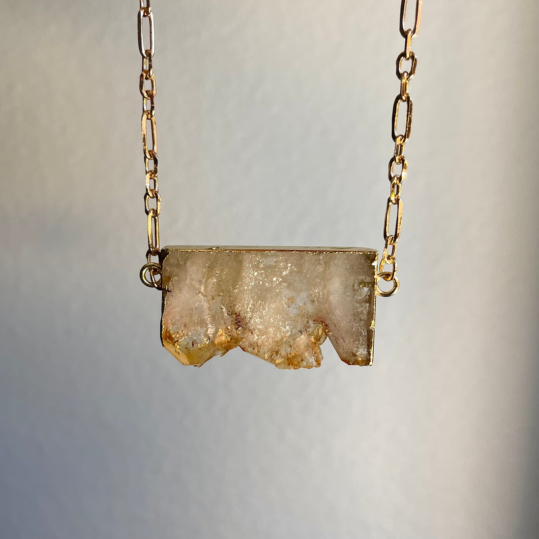 CITRINE SLICE | NECKLACE