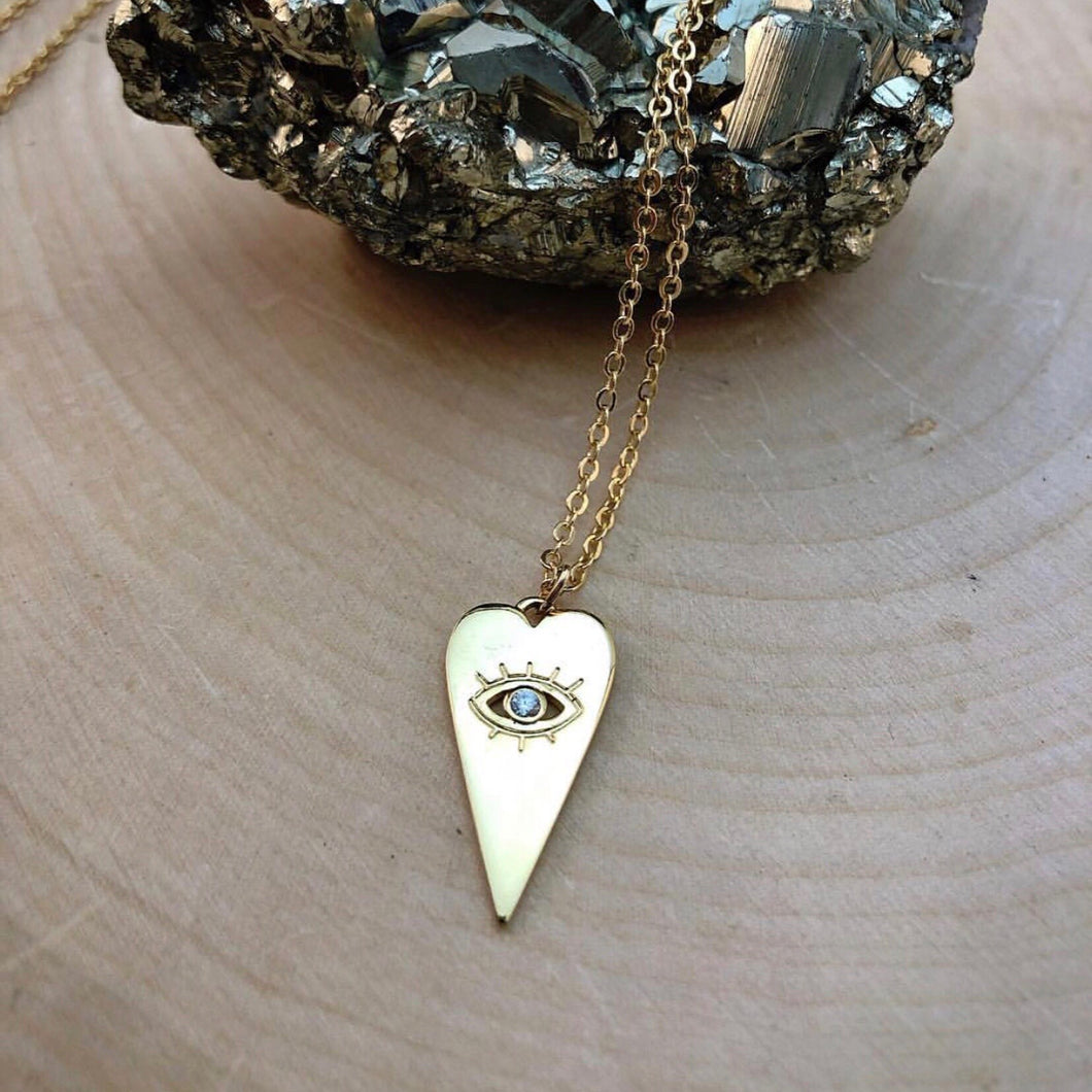 EYE HEART GOLD | NECKLACE