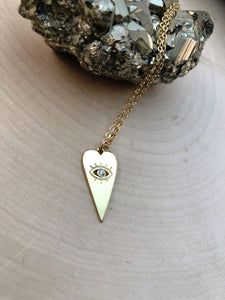 EYE HEART GOLD | NECKLACE