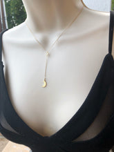 Load image into Gallery viewer, CRESCENT MOON | LARIAT NECKLACE