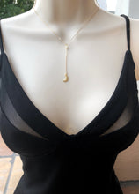 Load image into Gallery viewer, CRESCENT MOON | LARIAT NECKLACE