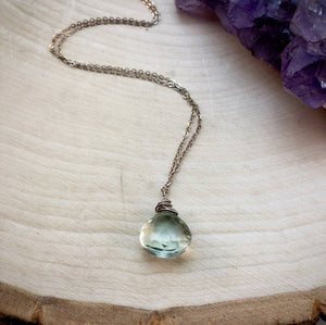 GREEN AMETHYST | NECKLACE