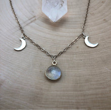 Load image into Gallery viewer, TRIPLE MOON GODDESS | NECKLACE