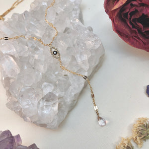 EYE LOVE YOU | LARIAT NECKLACE