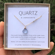 Load image into Gallery viewer, TANZANITE QUARTZ | NECKLACE