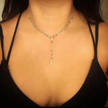 Load image into Gallery viewer, LABRADORITE ROSARY | CHOKER NECKLACE