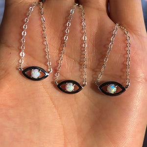 OPAL EVIL EYE | CHOKER NECKLACE