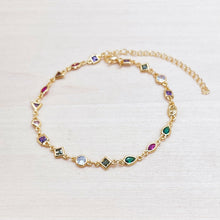 Load image into Gallery viewer, IRIS MULTIGEM | ANKLET