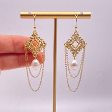 Load image into Gallery viewer, LOVE TRANSCENDS TIME | PEARL EARRINGS
