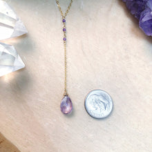 Load image into Gallery viewer, AMETHYST MAGIC | LARIAT NECKLACE