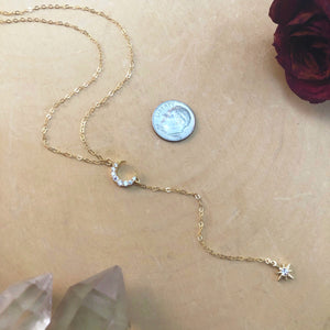 AS ABOVE SO BELOW | LARIAT NECKLACE