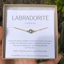 Load image into Gallery viewer, MINIMAL GEMSTONE | CHOKER