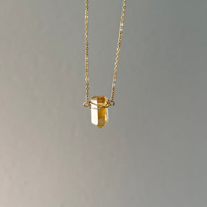 MINIMAL CITRINE | NECKLACE