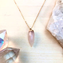 Load image into Gallery viewer, THE ROSE QUARTZ | NECKLACE