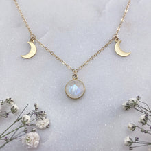 Load image into Gallery viewer, TRIPLE MOON GODDESS | NECKLACE