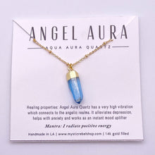 Load image into Gallery viewer, AQUA AURA QUARTZ | NECKLACE
