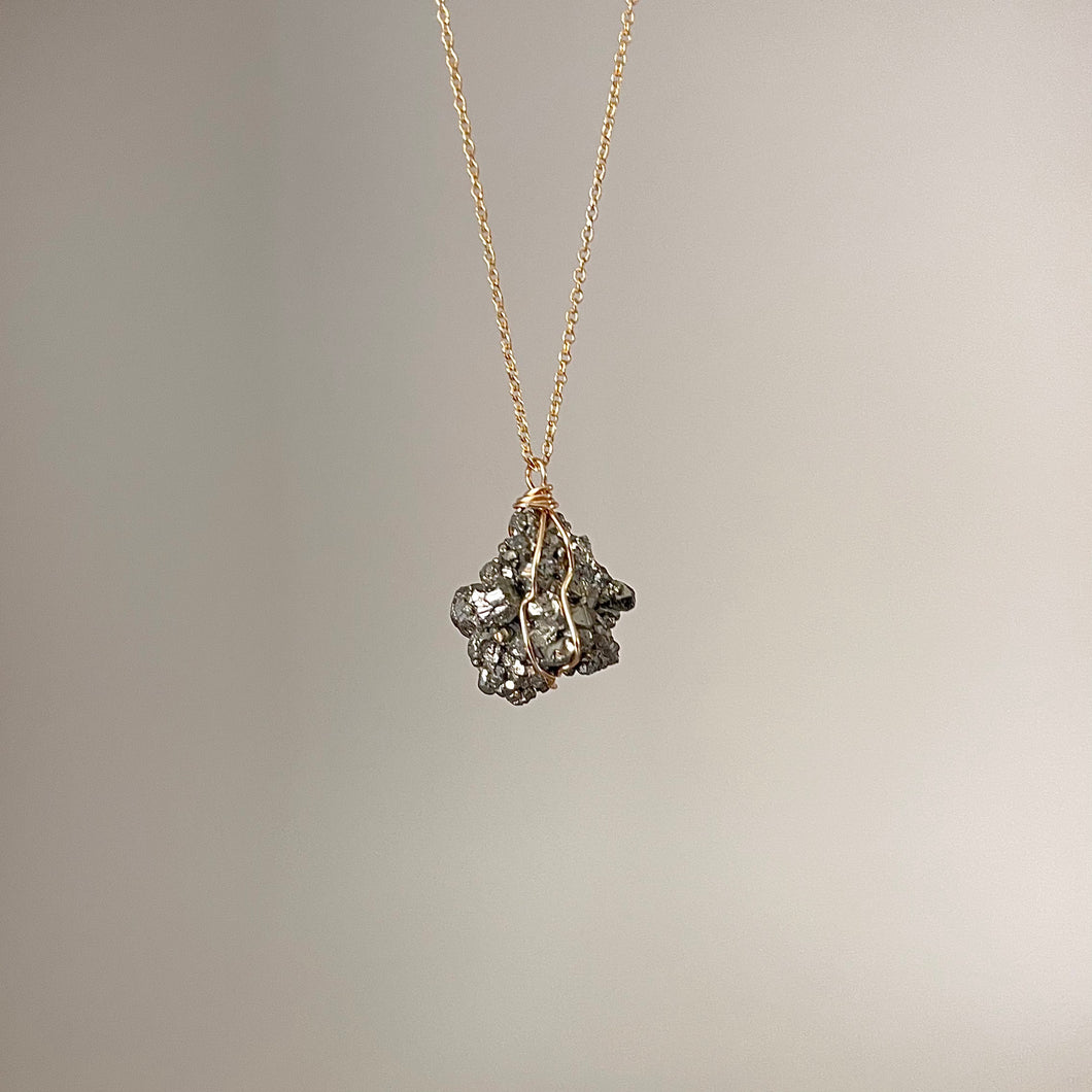 RAW PYRITE | NECKLACE
