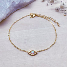 Load image into Gallery viewer, OPAL EVIL EYE | ANKLET