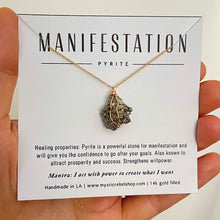 Load image into Gallery viewer, RAW PYRITE | NECKLACE