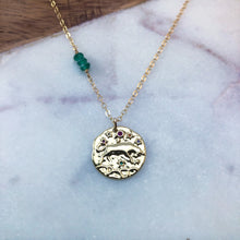 Load image into Gallery viewer, Taurus zodiac necklace