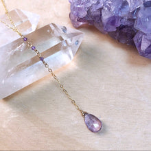Load image into Gallery viewer, AMETHYST MAGIC | LARIAT NECKLACE