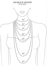 Load image into Gallery viewer, LABRADORITE CRESCENT HORN | NECKLACE