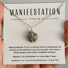 Load image into Gallery viewer, RAW PYRITE | NECKLACE