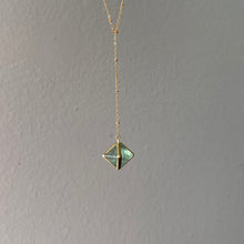 Load image into Gallery viewer, GREEN FLOURITE | LARIAT NECKLACE