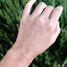 Load image into Gallery viewer, dainty gold slave bracelet