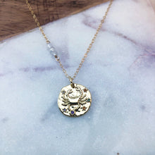 Load image into Gallery viewer, cancer zodiac pendant necklace