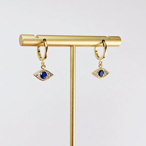 THIRD EYE OPEN HUGGIE | HOOP EARRINGS