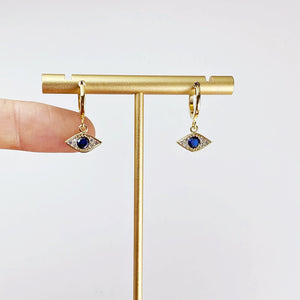 THIRD EYE OPEN HUGGIE | HOOP EARRINGS